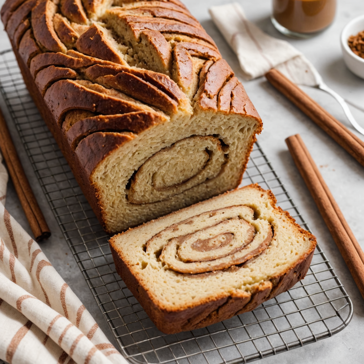 Classic Cinnamon Swirl Quick Bread Recipe - Easy & Moist