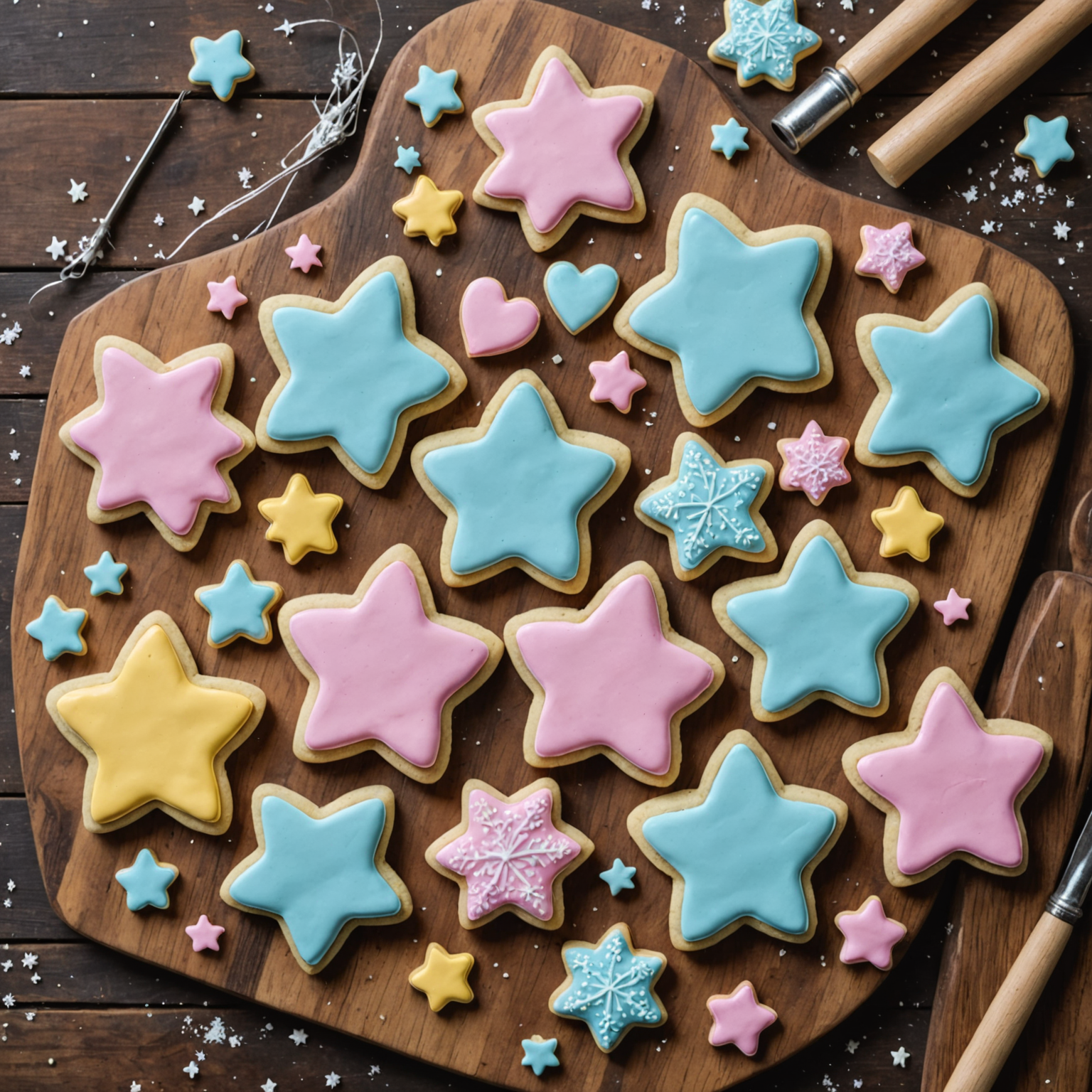 Soft Sugar Cookie Cutouts Recipe with Easy Royal Icing Decoration