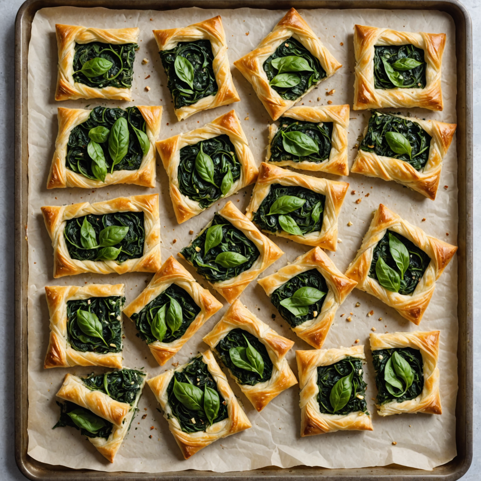 Savory Spinach and Feta Puff Pastry Twists Recipe