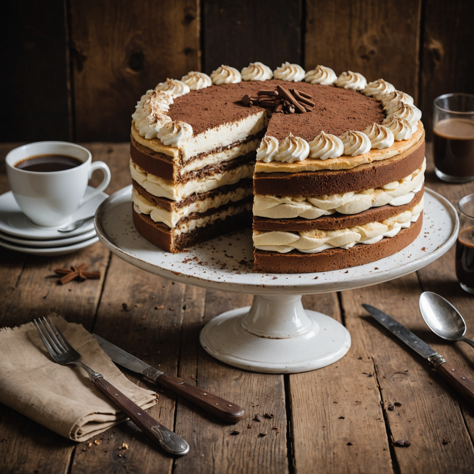 Classic Italian Tiramisu Cake with Mascarpone Cream – Easy Beginner-Friendly Recipe