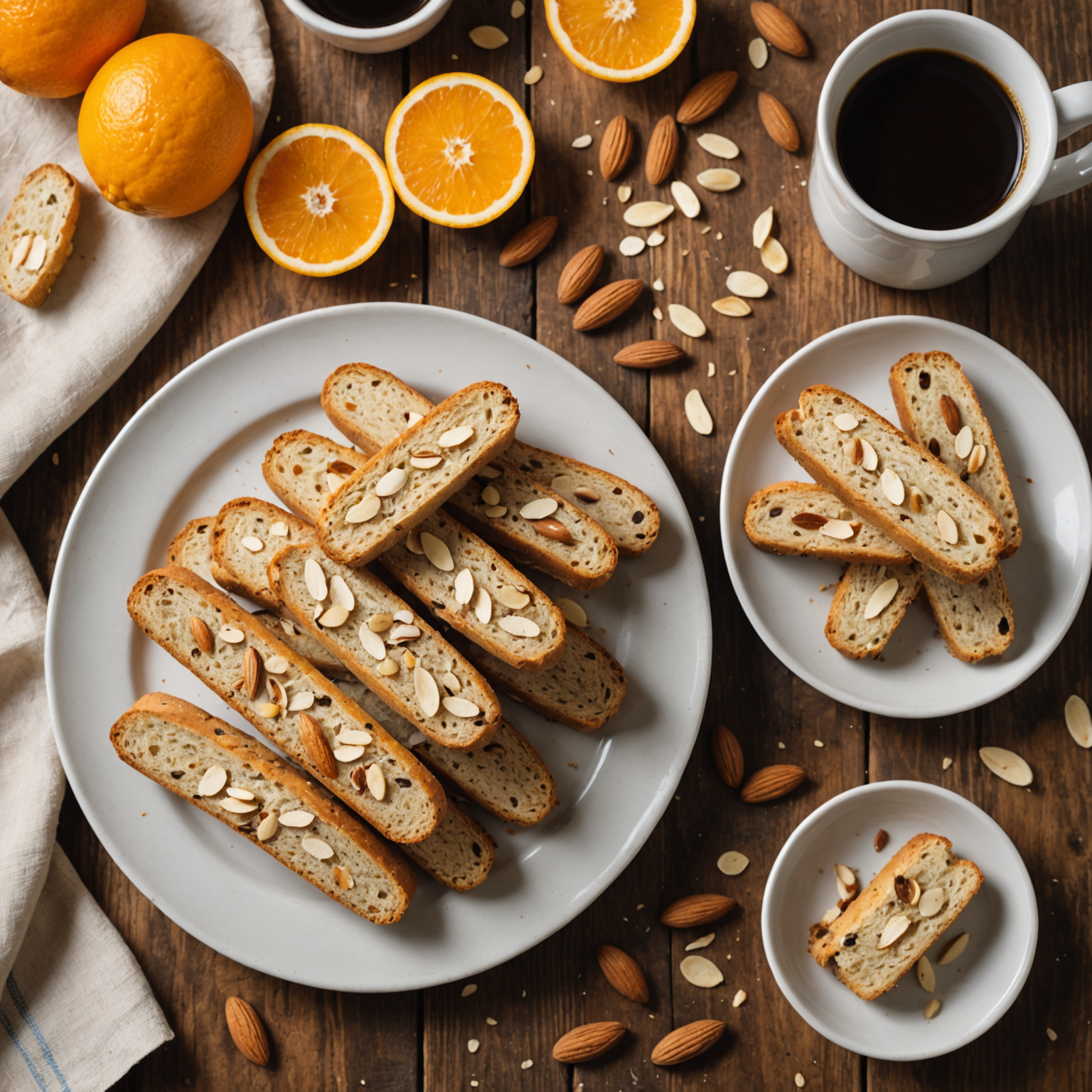 Classic Orange Almond Biscotti Recipe - Easy Crunchy Twice-Baked Italian Cookies