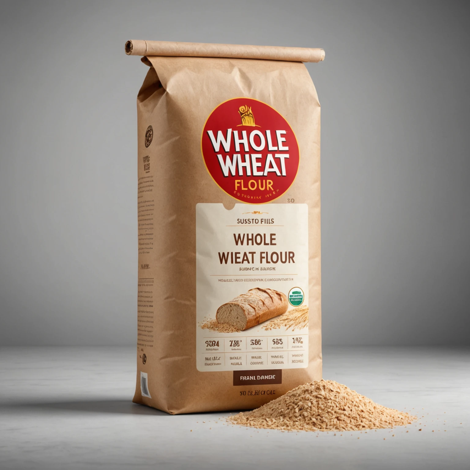 Whole Wheat Flour recommended for Quick No-Knead Multigrain Sandwich Bread with Sunflower Seeds