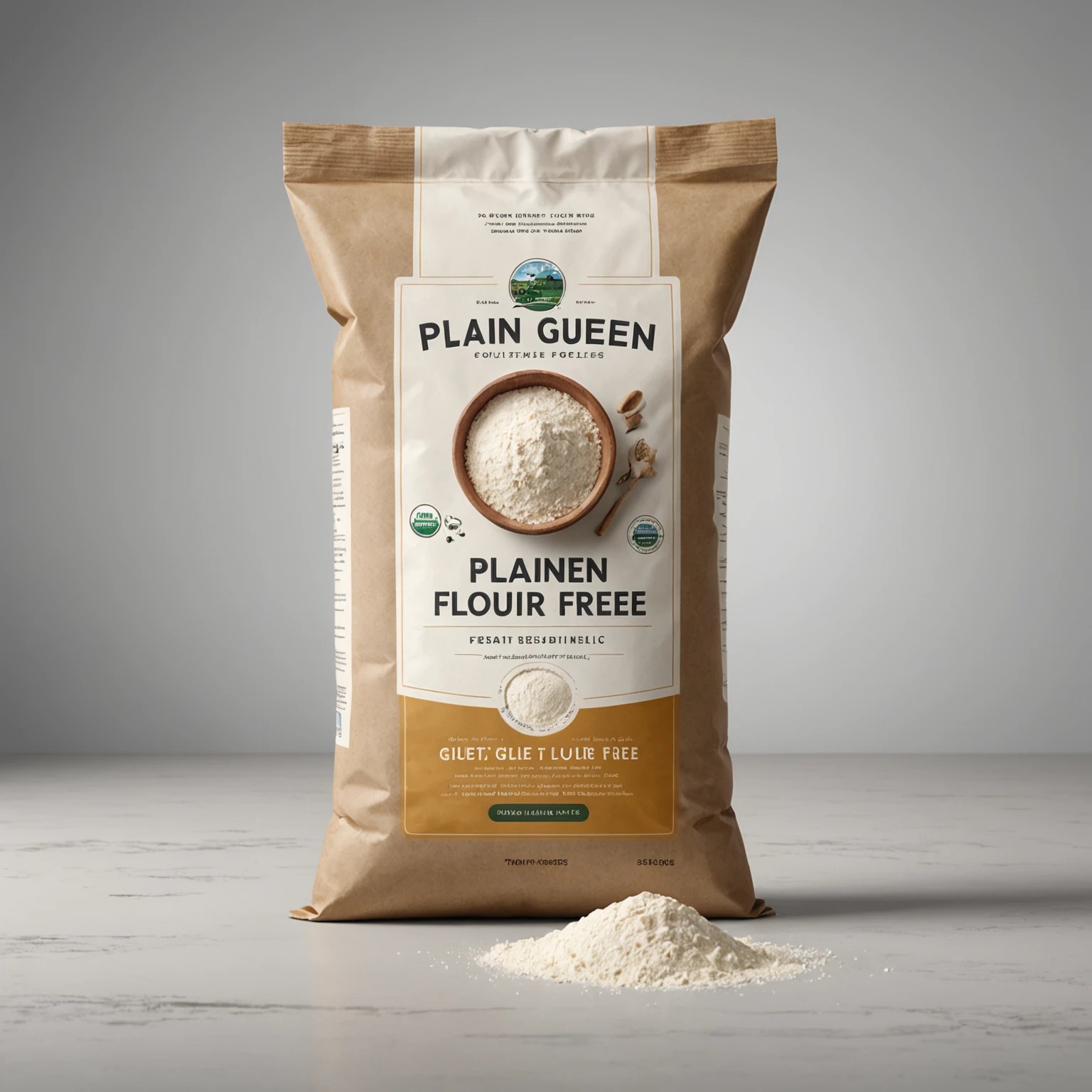 Plain gluten-free flour recommended for Easy Rustic Savory Pumpkin and Sage Galette with Dairy-Free Cashew Cream