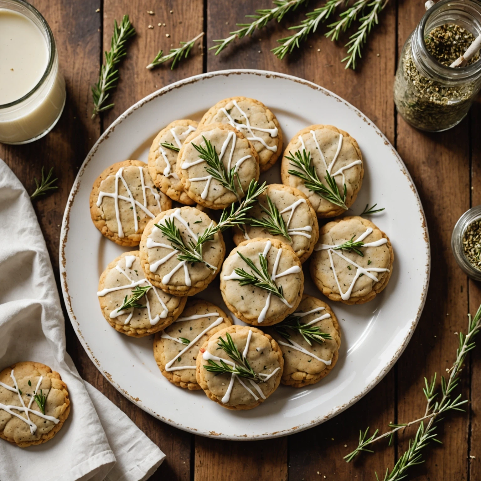 Herb-Roasted Chicken Inspired Cookies – Easy Low-Calorie Summer Cookie Recipe