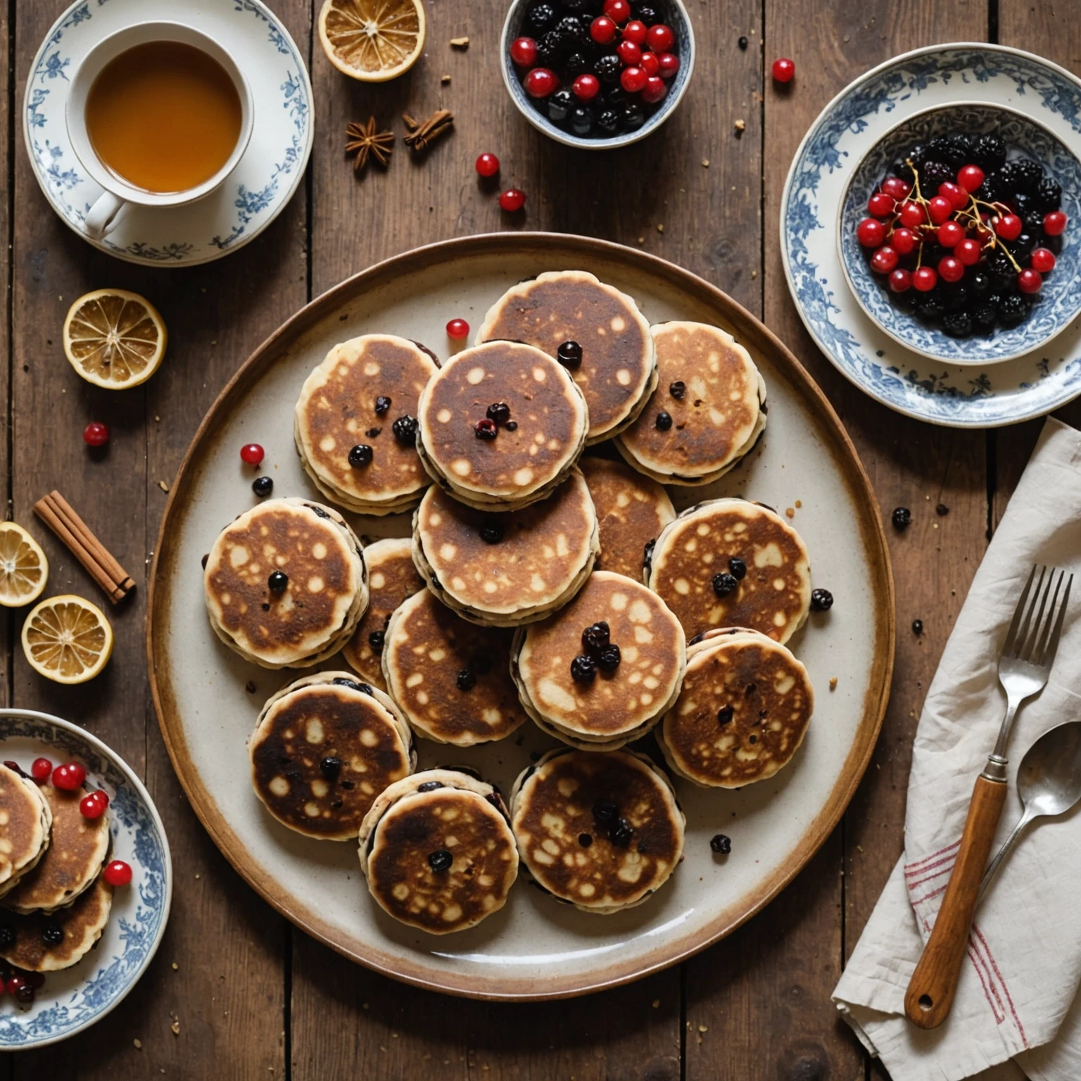 Classic British Welsh Cakes Recipe with Currants and Cinnamon