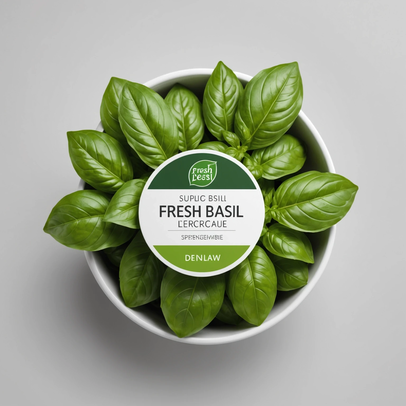 Fresh Basil Leaves