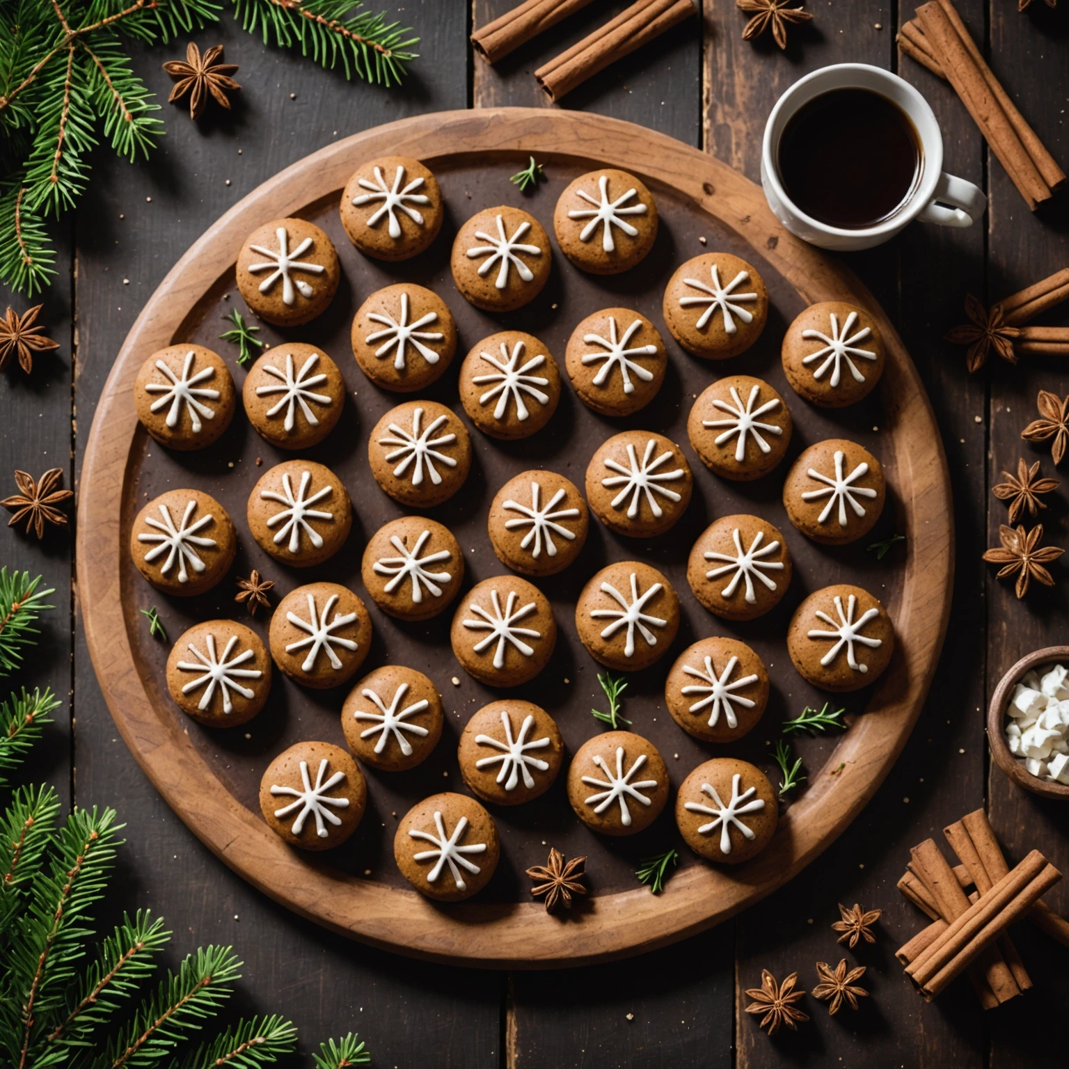 Classic British Gingerbread Biscuit Bites Recipe with Molasses Glaze