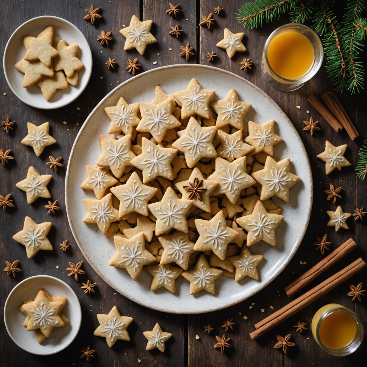 Classic British Ginger Shortbread Biscuits with Clove and Nutmeg Recipe