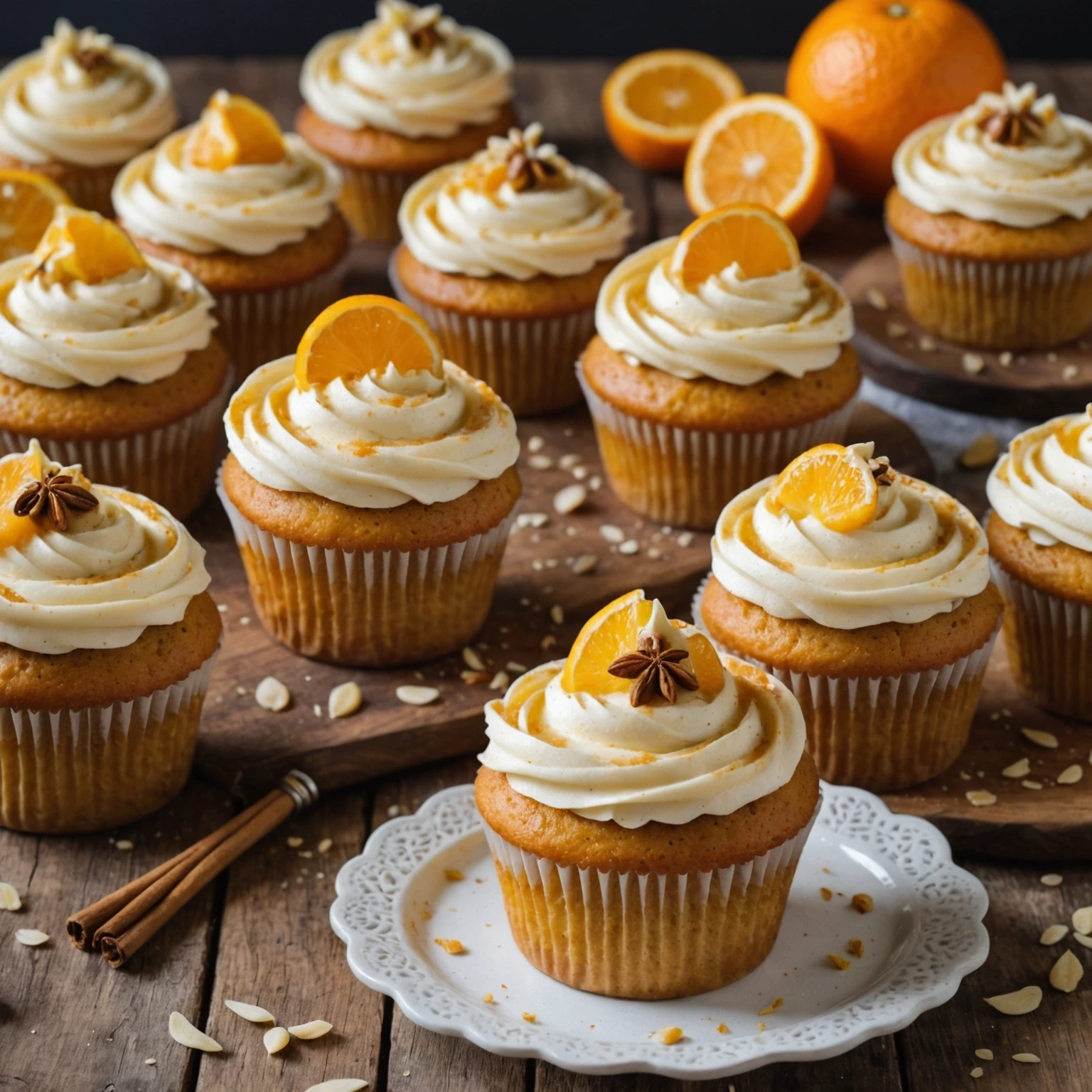 Vegan Orange Cardamom Cupcakes with Cashew Cream Frosting Recipe