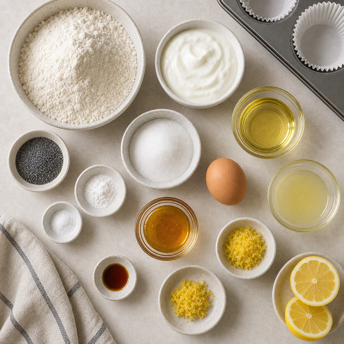 Easy Honey Lemon Poppy Seed Muffins Recipe for Beginners